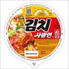 Nongshim Kimchi Bowl Noodle (Spicy & Tangy) 86g x 6 Cups (1 Bundle)