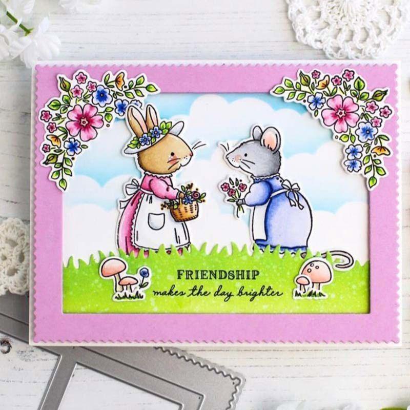 Metal Cutting Dies Stamping Decoration Background Scrapbook Greeting Card Craft top sale