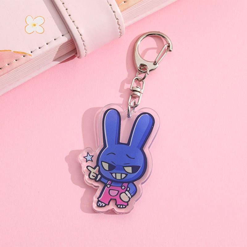 1Pcscartoon The Amazing Digital Circus Acrylic Keychain Cute Backpack Pendant Bag Charms Accessories Decoration Holiday Gift Items