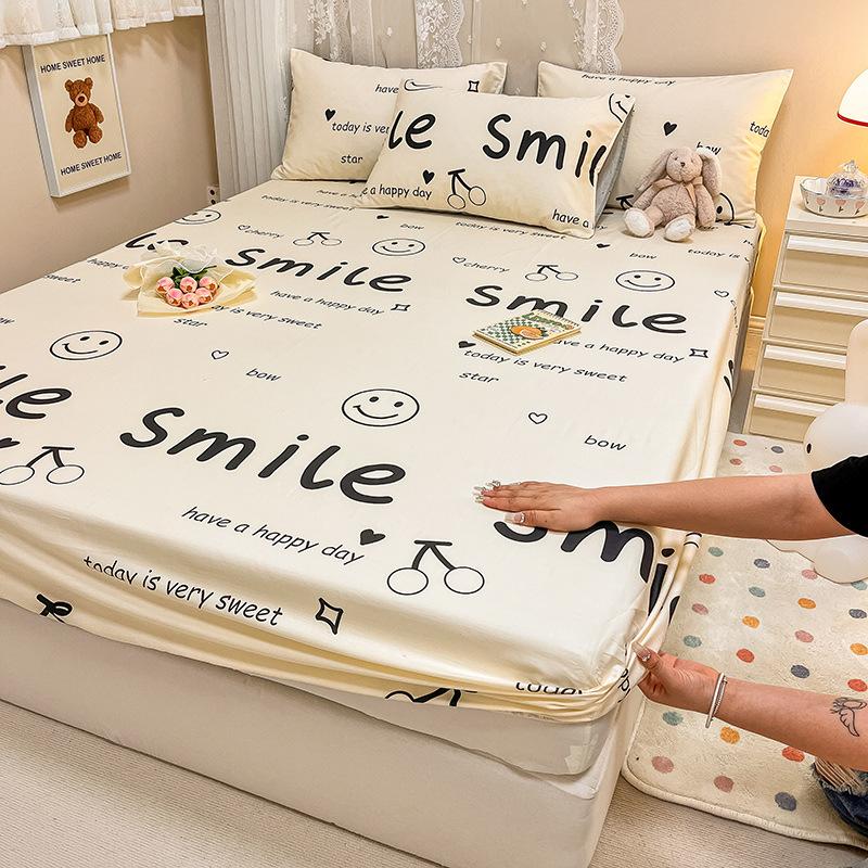 100 Cotton Printed Mattress 60 Cotton Boys Cartoon Girl Small Floral Small Fresh Simmons Protective Cover
