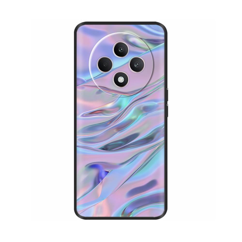For Oppo Reno 12F 4G Case Reno12 F 5G Shockproof Cover Cute Painted Soft Black Silicone Phone Cases For OPPO Reno12F 4G 5G Coque