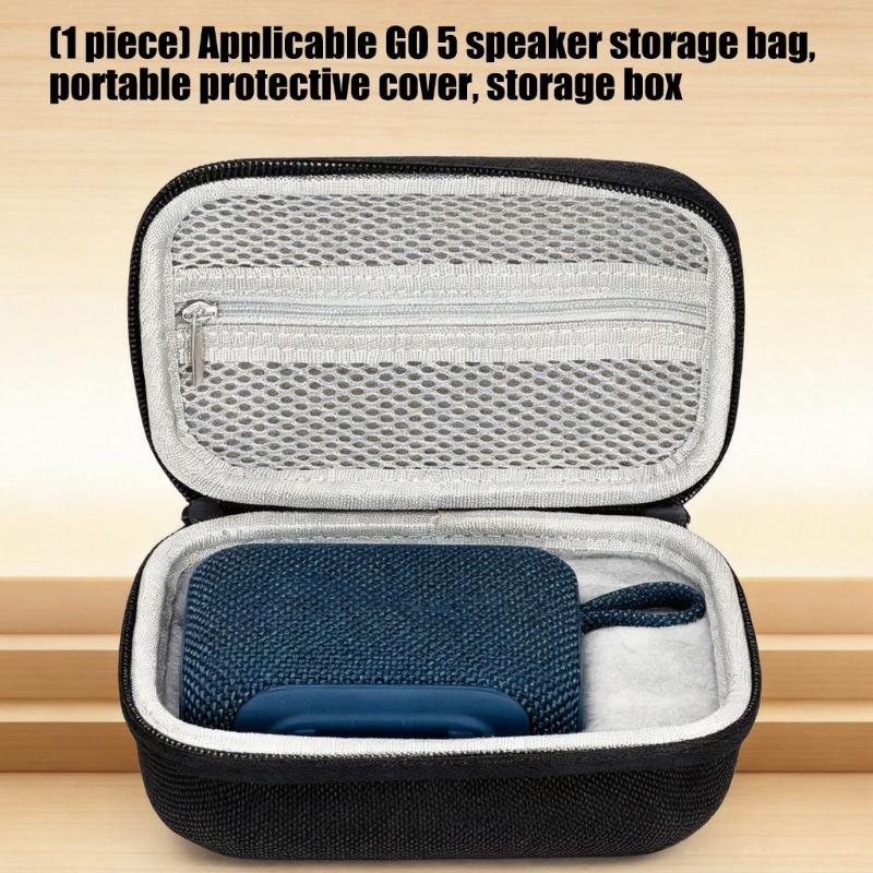 Travel Friendly Storage Bag For GO 5 Small Music Device Case Shell Pouches Featuring Reinforced EVA Construction