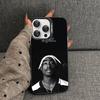 2Pac Hip Hop Singer Phone Cases For IPhone 17 16 15 14 13 12 11 Plus Pro Max Pro Color Matte Cover
