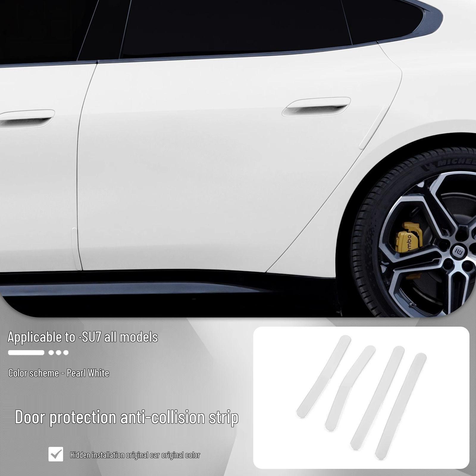 Xiaomi SU7 Car Door Anti-Collision & Scratch Protection Strip - Decorative Car Sticker Accessory