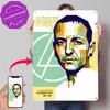 Chester Bennington Personalized D Textured Metal Poster Wall Art Tinplate Sign for Interior Accessories Decoration Room House