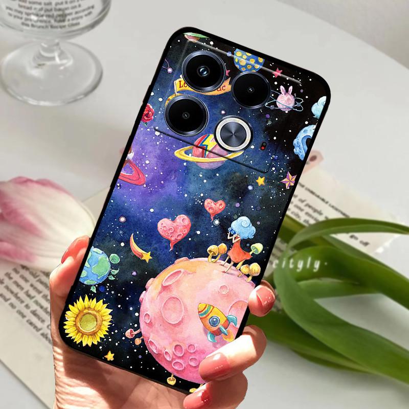 For Infinix Note 40 Case animal Silicone Soft TPU Back Covers For Infinix Note 40 Pro 4G 5G 40 Pro Plus Case Protective Funda