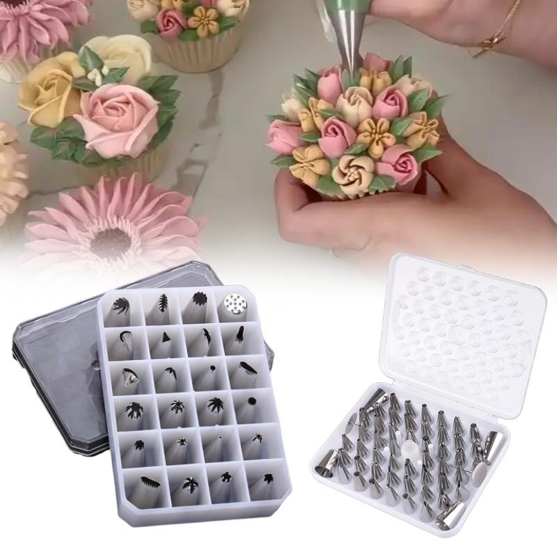 Stainless Piping Steel Nozzle Sets Cake Decorating Tools Baking Prop Pastries