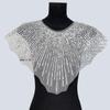 European And American Heavy Industry Mesh Sequined Collar Fake Collar Cloth Sticker Dress Performance Clothes Front Collar Clothing Shawl Cape