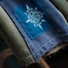 Johnature Women Vintage Knitted Wide Leg Pants Spring Chinese Style Patchwork Color Loose Casual Soft Pants