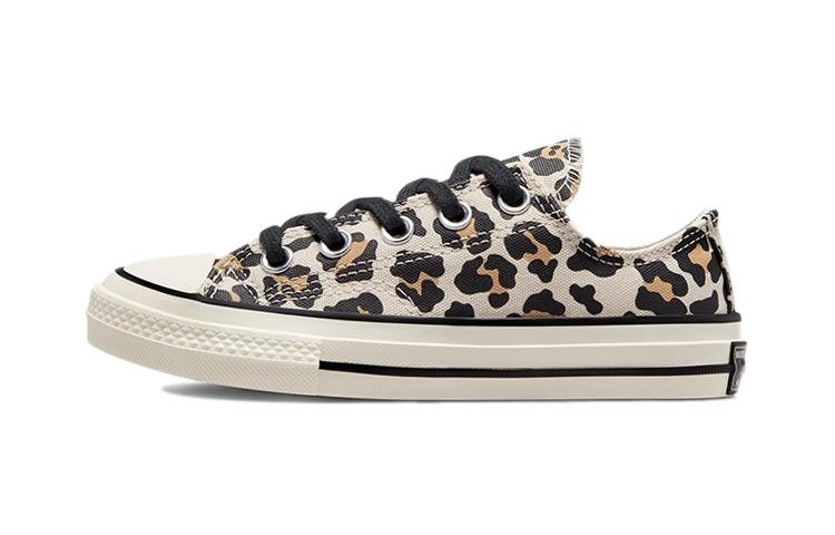 Converse Chuck Taylor All Star 1970-х Низкие Кеды Детские Канвасовые Черно-Коричневые Дети Возраст 3-7 Лет 371503C 32