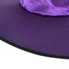 Delicate Witch Wizard Hat Pointed Hat Pleated Halloween Hat Cosplay Props Party Costume Headgear for Christmas Halloween
