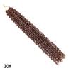 Estensioni per Capelli Crochet Passion Twist Sintetiche Spring Twist Treccia Capelli Stile Afro Riccio Nero Boemo per Donne