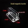 Acrylic Magnetic Clip for Signs - Transparent Plastic Snap Holder for Shelves