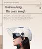 3C Certified Unisex Electric Vehicle Half Helmet with Double Visor, Summer Sun Protection, All-Season Use for Scooters & Motorcycles