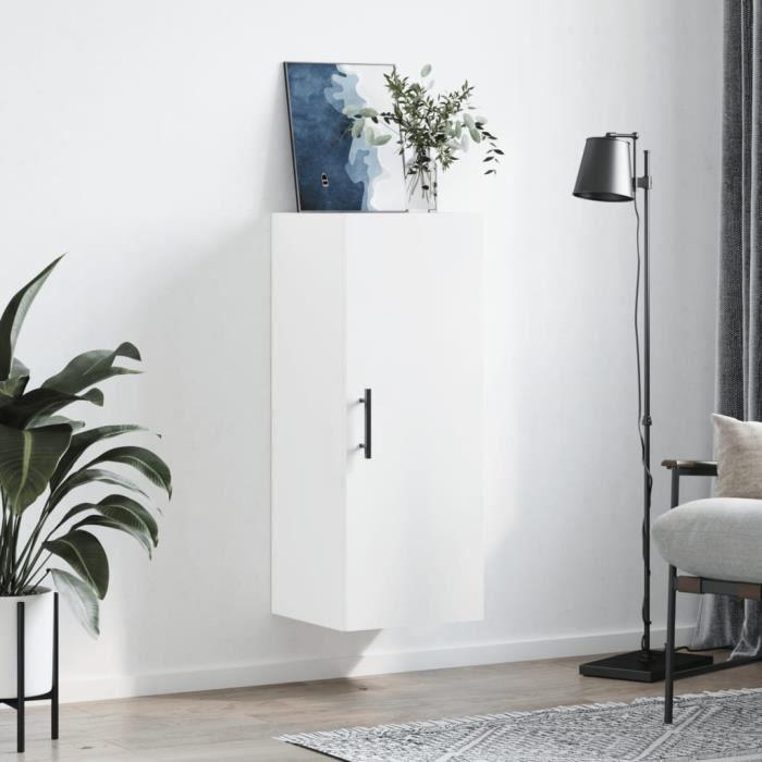 VidaXL Armoire murale blanc 34,5x34x90 cm 828876