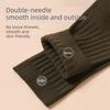 5 Pairs Double Needle Mid-Calf Socks Anti-Odor Thickened Cotton Socks Sweat Absorbent Mid Tube Socks For Men Autumn/Winter
