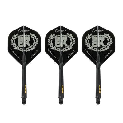 CUESOUL "Boris" Spieler-Modell ROST 77 Integrierte Dart-Flüge, Standard, Set mit 3 Stück (CS-77-XB1S-S-BORIS)