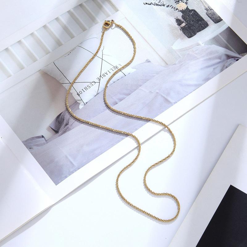Water Wave Chain Ins Wind Simple Female Chain Necklace Niche Design