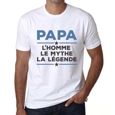 1 Papa Men's T-Shirt Myth Legend T-shirt Papa Tee Shirt Papa Bear