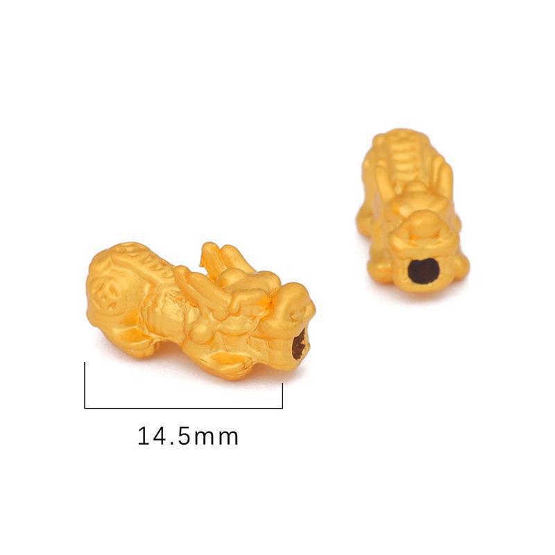 

Позолоченный шарм Пиксю браслет из бусин с разделительными бусинами 1 Piece