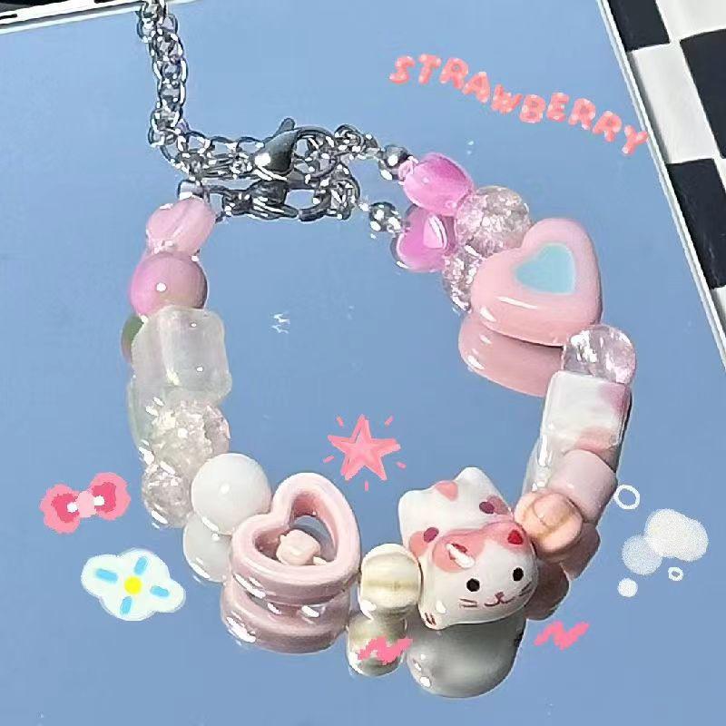 Mimi Ya Mimi Fresh Style Best Friend Couple Bracelet - Cute Cartoon Animals