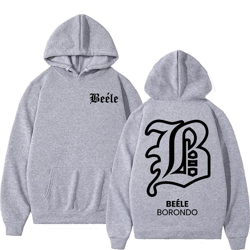 Rapper Beele Borondo Tour Merch Hoodies Herren Damen Mode Vintage Langarm Pullover Lässig Neues Herbst- und Winter-Sweatshirt
