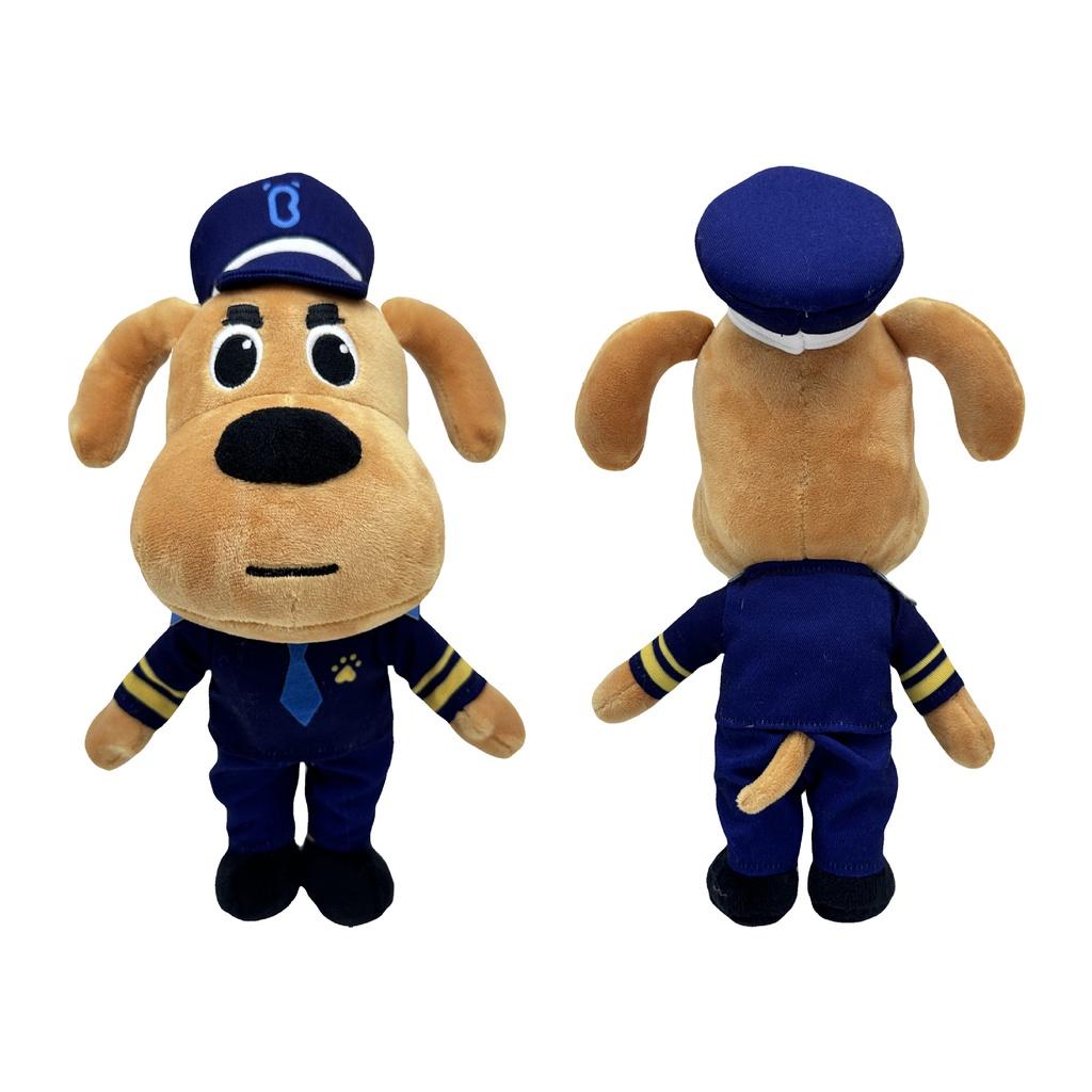 Plush Sheriff Labrador Toy Childern Doll Gift Home Decoration Kids Presents