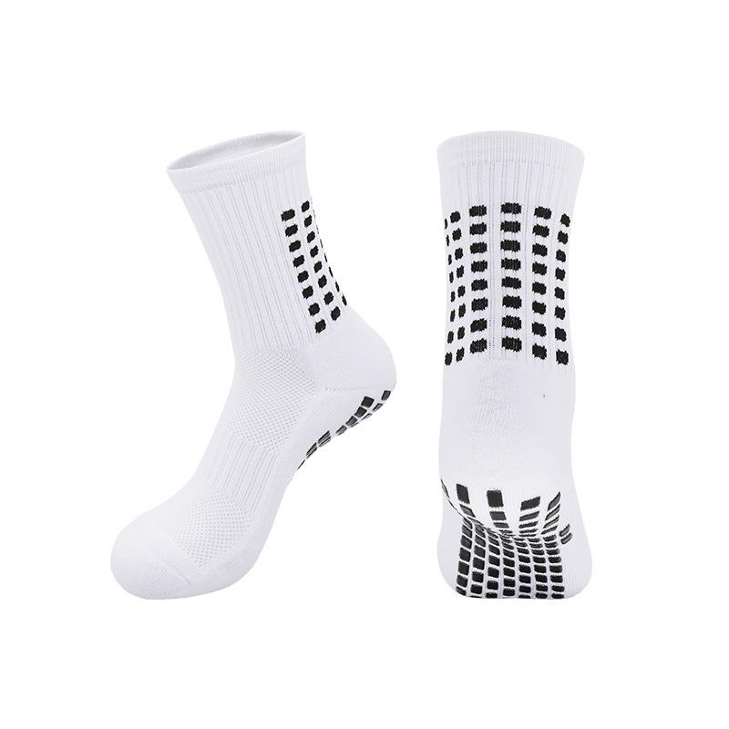Herbst Trainings Fußballsocken Herren Handtuchsohle Sportsocken Spender Nicht-Rutsch-Socken Atmungsaktiv Schweißabsorbierend Mittellange Socken