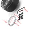 Universal Car Auto Quick Release Steering Wheel Snap Off Hub Adapter Boss Kit Aluminum For Land Rover Defender 36 Splines