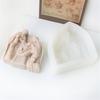 Resin Mold Silicone Texture with Prayer Pattern Candle Moulds for Table and Bedroom for Crafting Unique Table Decors
