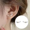 1 Pair Stud Earrings for Women Lightweight Small Faux Pearls Earrings Elegant Jewelry