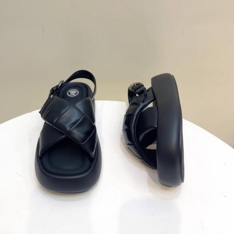 Summer new platform cross-toed Roman sandals