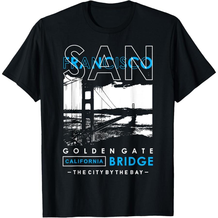 San Francisco Golden Gate Bridge California T-Shirt S