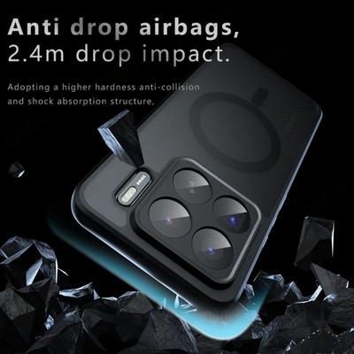 For Xiaomi 15T Pro 17T Pro Magsafe Magnetic Acrylic Matte Case For Mi 17 Max Shockproof Transparent Phone Cover Hard Bumper