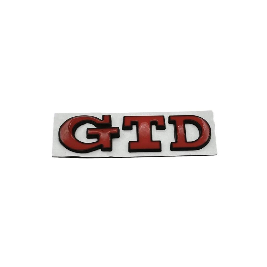 Personalisiertes GTD-Autologo für POLO Golf Generationen 5-7: Heckklappen-Heckaufkleber