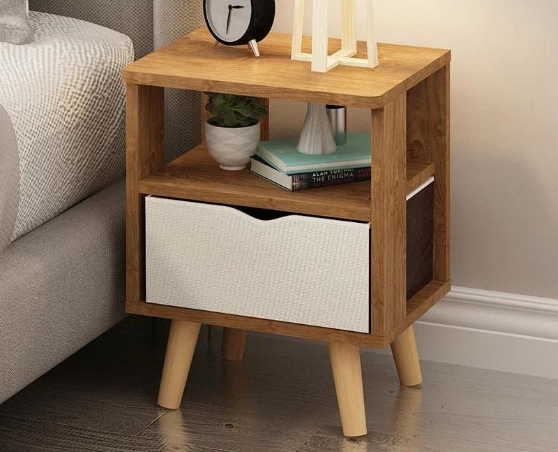 Bedside Table Simple Modern Bedside Storage Cabinet Simple Bedroom Bedside Small Cabinet Economical Cross-border