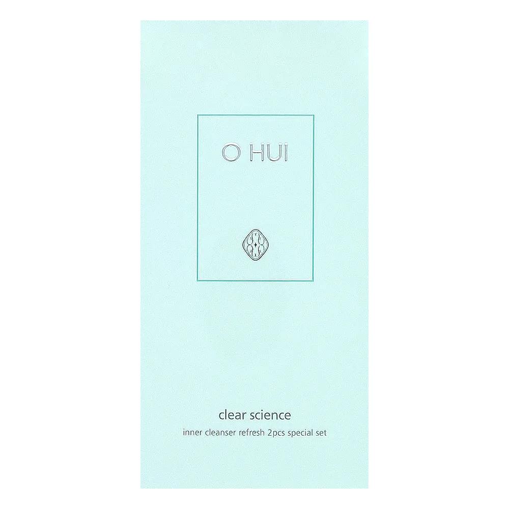 OHUI CLEAR Science Inner Cleanser 200ml Refresh 2-Piece Set Hypoallergenic Feminine Wash