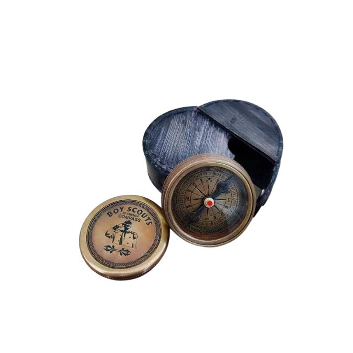 

Латунний Морський Компас Морський Компас Подарунок Антикварний Вінтажний Латунний Кишеньковий Компас