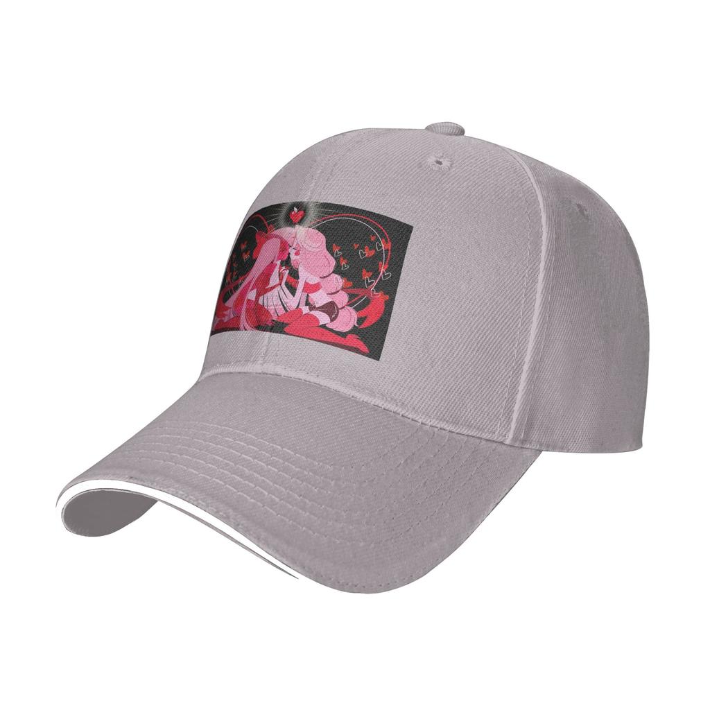 Charlie And Vaggie Valentines Hazbin Hotels Cap Baseball Caps Adjustable Hat Hip Hop Summer Unisex Baseball Hats Customizable