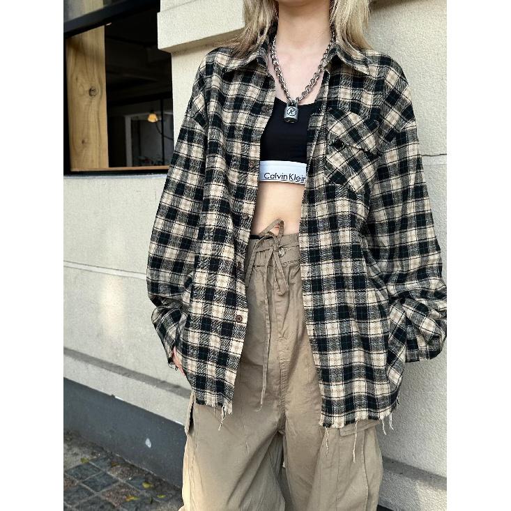 2024 Letter Long Sleeve Shirt Japanese Hong Kong Style Ins Loose Shirt Boys Summer Trendy Versatile Casual Coat