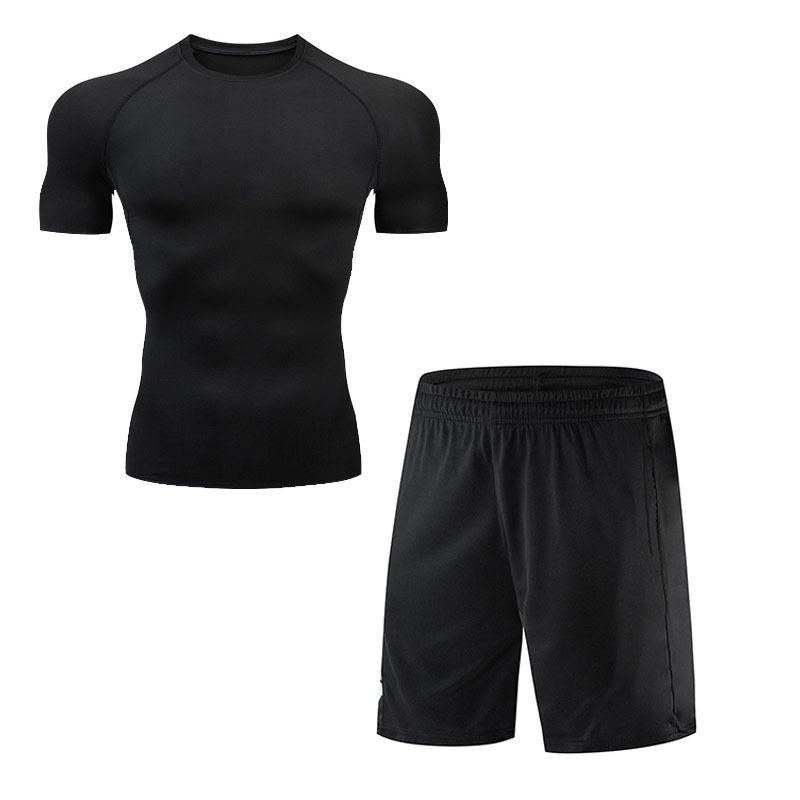 

Мужская быстросохнущая спортивная одежда: Беговая экипировка, баскетбольные тренировочные штаны из ледяного шелка, тайтсы и летняя фитнес-майка XL