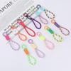 Double-Layer Woven Keychain Bag with Carabiner Pendant for DIY Hanging