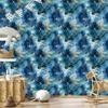 Ink blue, turquoise, navy blue and azure wallpaper 50x1000