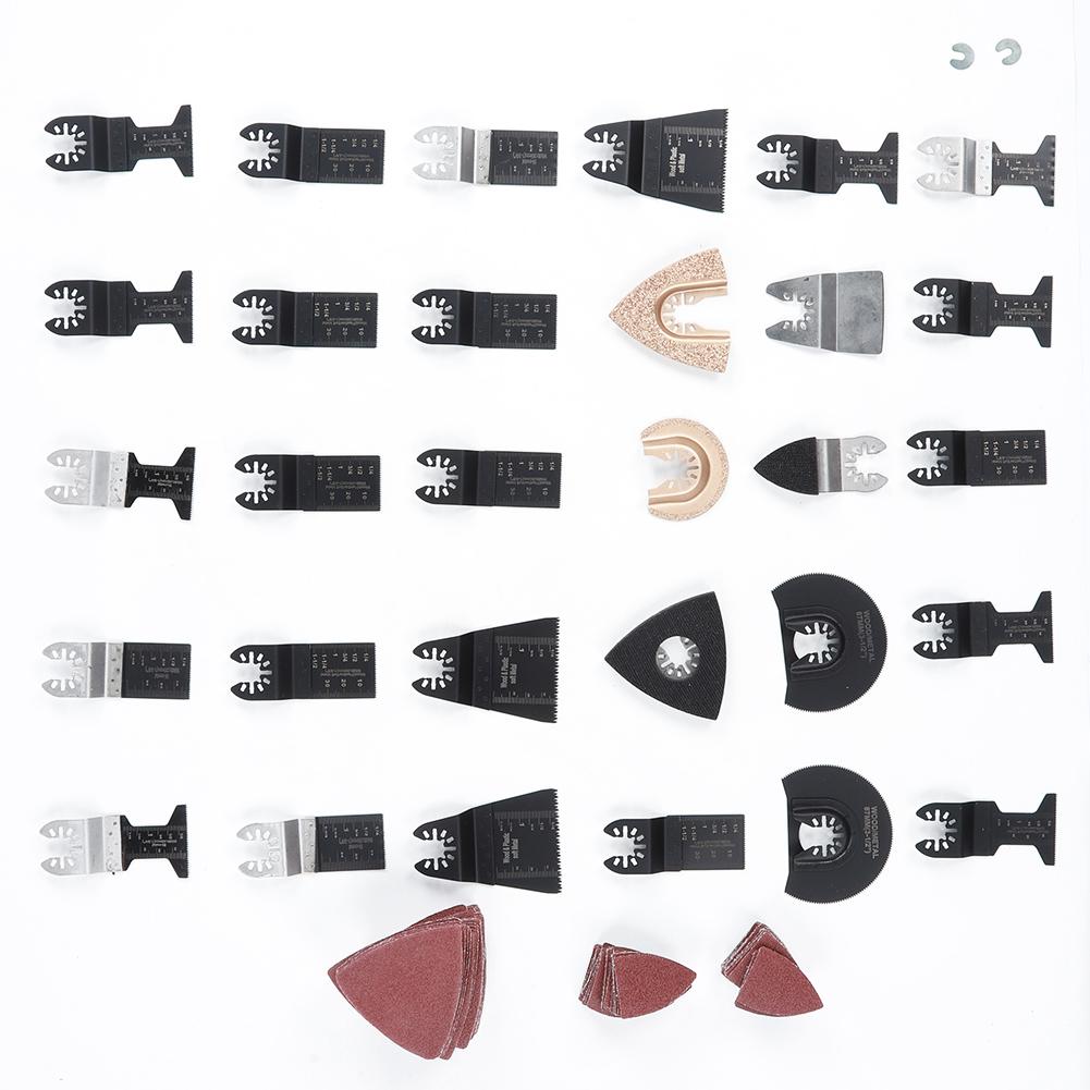 

108 шт. Универсальный набор инструментов для резки и полировки осцилляторных пил из высокоуглеродистой стали, совместимый с