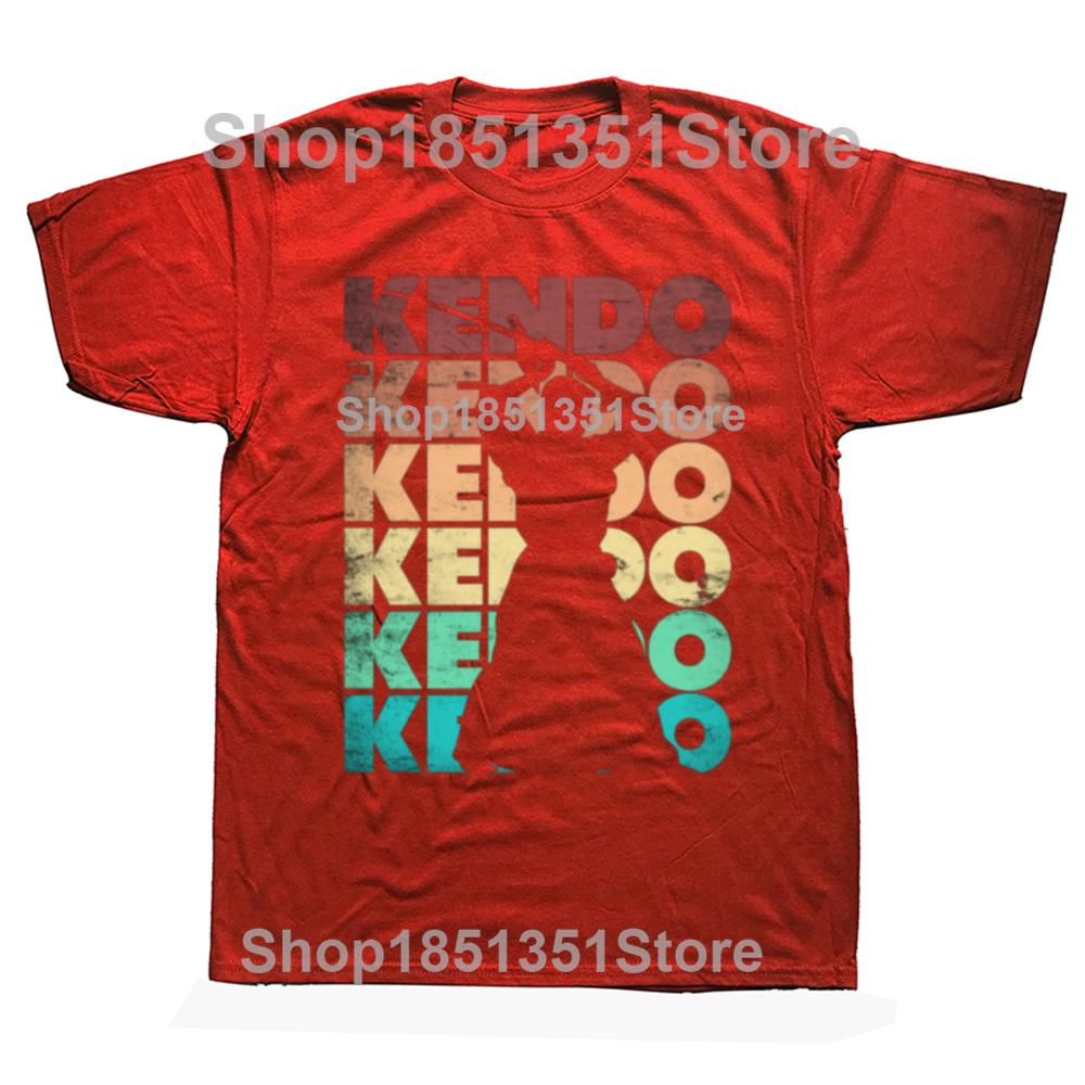 Funny Kendo Japanese Martial Arts Kenjutsu Graphic Tshirt Men Womens Fashion Casual Tshirt 100 Cotton Loose Oversized T Shirt S
