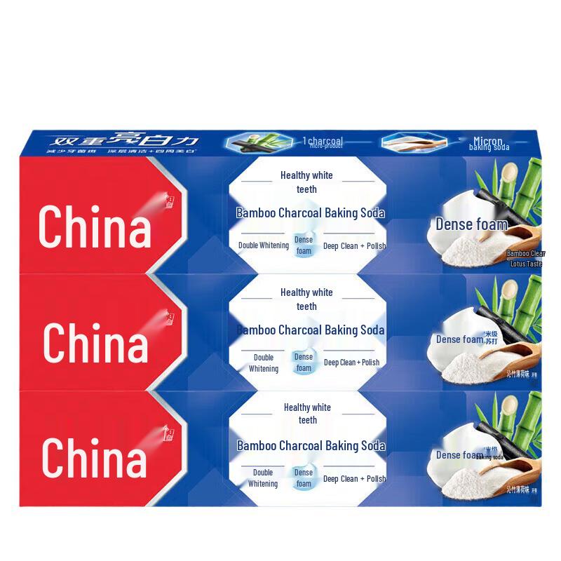 Zhonghua Bamboo Charcoal & Baking Soda Toothpaste