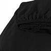 Fitted Sheet 120x200 Jersey Breathable ELASTIC Black Polish