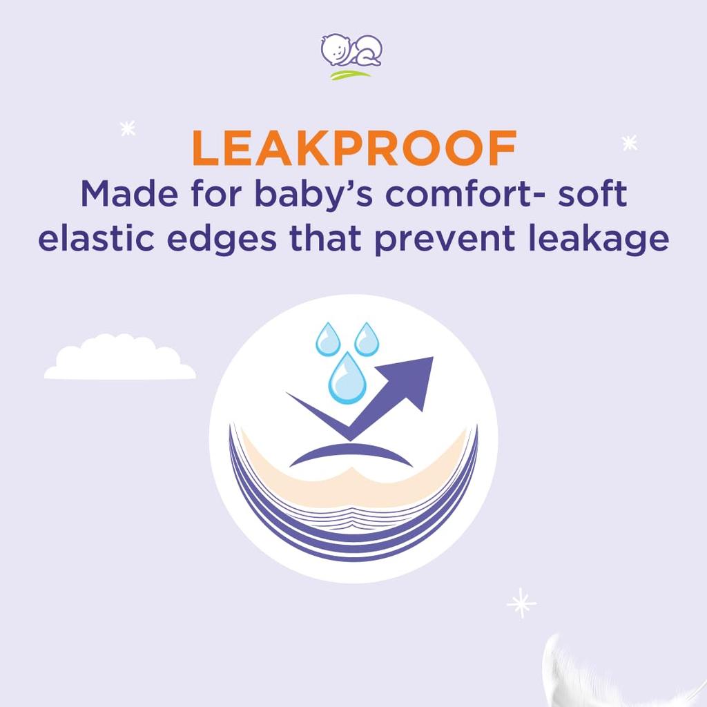 Himalaya Plenkové kalhotky Total Care Baby Velikost Small 54 kusů Do 4-8 kg Měkké Prodyšné Pohodlí