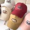 New Three Dimensional Embroidered Letter Baseball Hat for Women In Spring and Summer Fashion Versatile Sun Protection Baseball Cap Showing Small Face