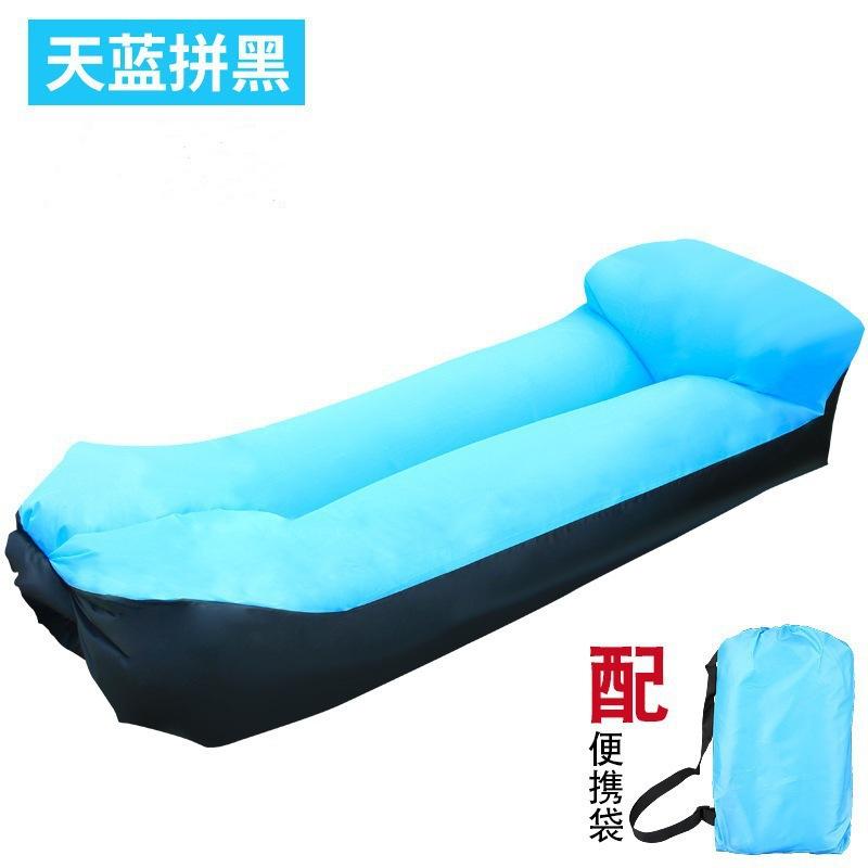 Outdoor inflatable sofa for lazy people, internet-famous inflatable bed, air mattress bed, air bed, siesta bed for lazy people, single person